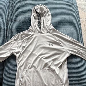 Under Armour Light Gray Pullover Hoodie